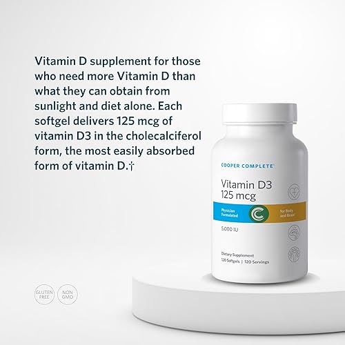 Miniatura 4 de Cooper Complete - Vitamina D3-125 mcg (5000 UI)