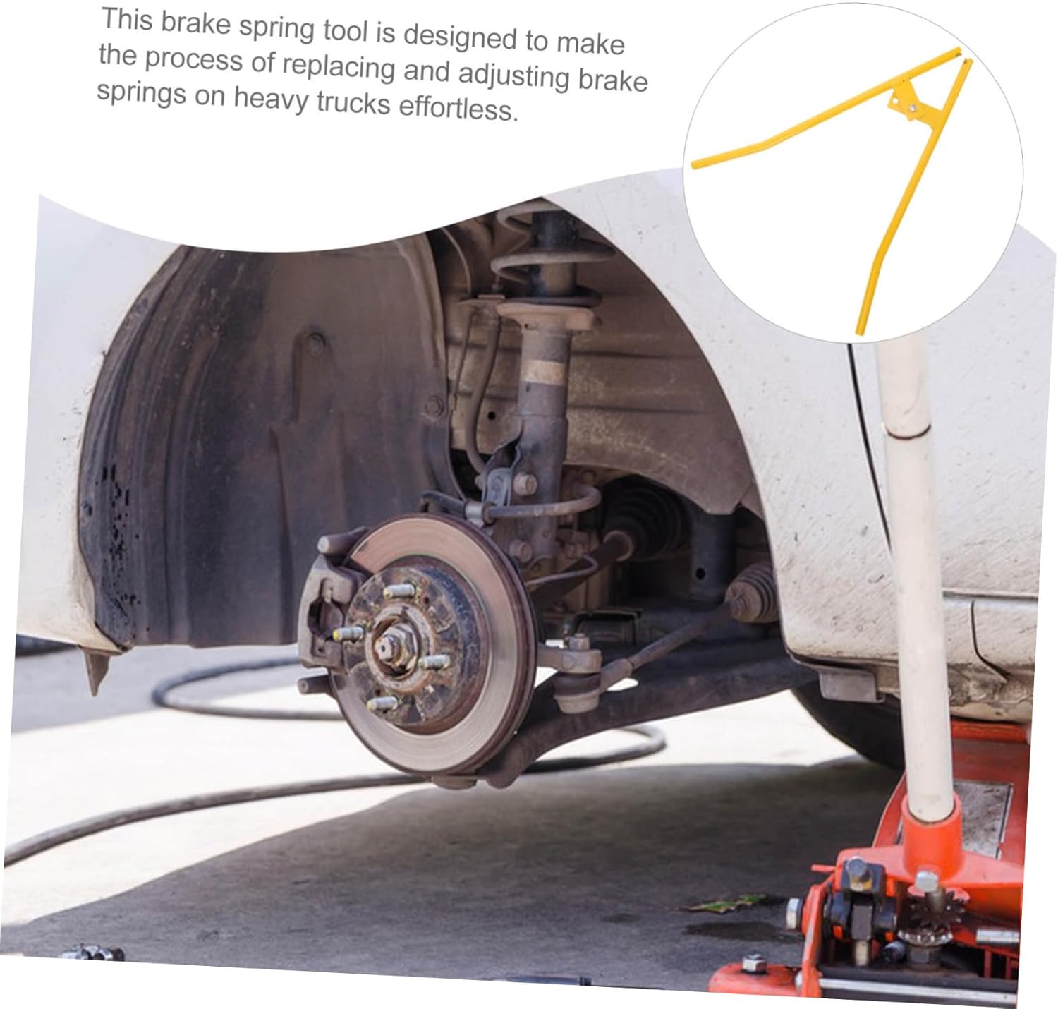 Truck Brake Spring Tool Heavy-Duty Spring Installer Easy to Use for Mechanics Portable Slack Adjuster Accessory