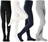 Girls Tights Toddler Cable Knit Cotton Footed Seamless Dance Ballet Baby Girls' Leggings 3/4 Pack