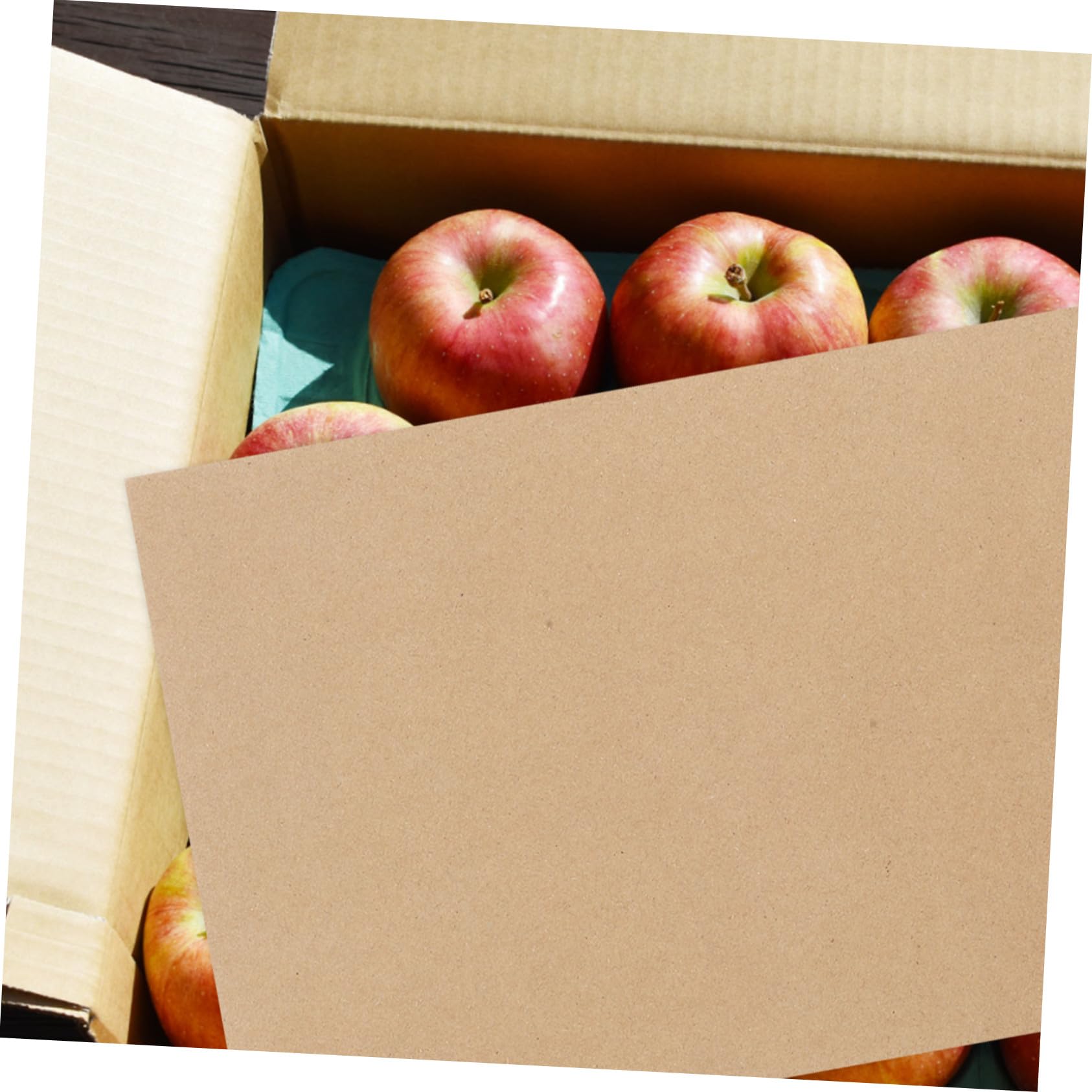 Angoily 50 Feuilles de Carton Ondulé pour Emballage Colis, Kit de Coussinets Protecteurs en Carton, Base Protectrice, 3 Couches, 50 Pièces pour Organisation Facile