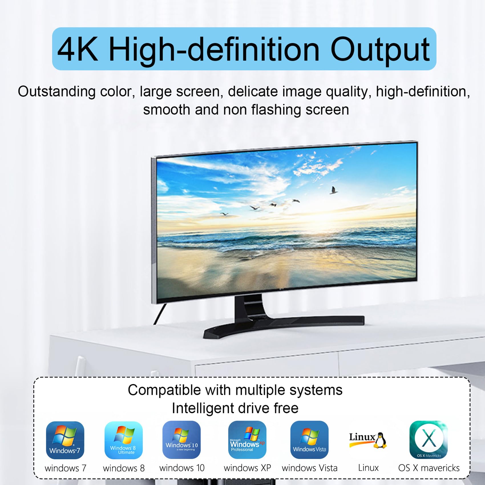 Adattatore DisplayPort HDMI Adattatore Da DisplayPort A HDMI 2.0 - Per Collegare PC A Monitor/TV Adattatore DisplayPort HDMI Adattatore Da DisplayPort A HDMI 2.0 - Per Collegare PC A Monitor/TV