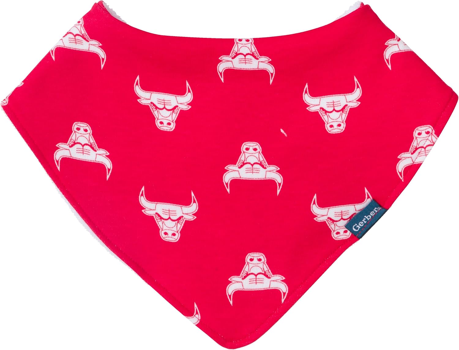 Gerber NBA unisex-baby Nba Team Bandana Bib and Burp Cloth Set