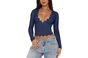 Womens Sexy Cute Long Sleeve Going Out Tops Trendy