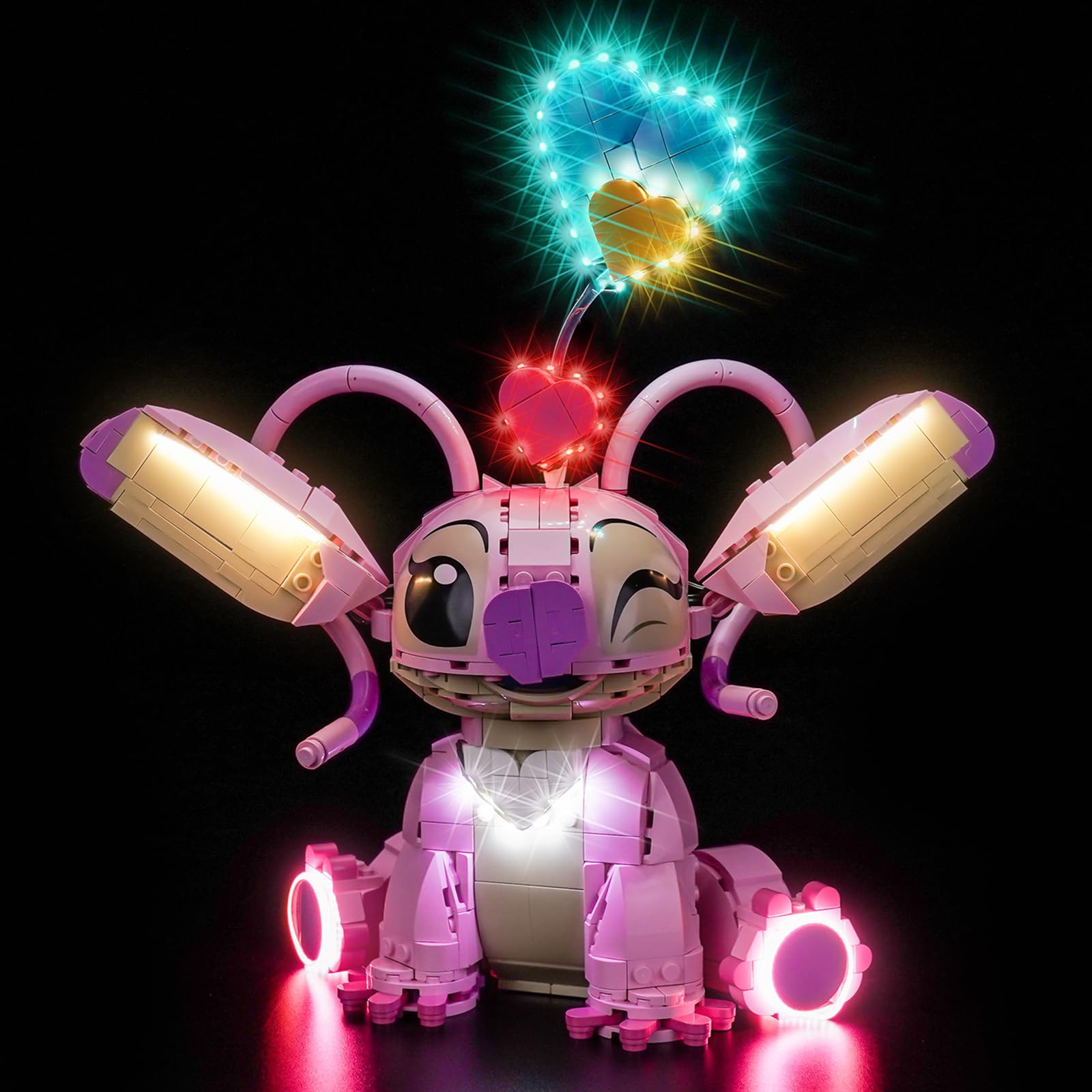 Upgraded Led Light Kit Compatible with Lego Angel Lilo &amp; Stitch Building Set, Lights Decoration Compatible with Lego 43257 (Model Not Included)