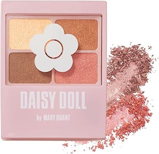 DAISY DOLL by MARY QUANT(デイジードールバイマリークヮント) アイカラー パレット BR-02愛されウォームブラウン 5.1g 透け感発色 グラデーション 高輝度ラメ配合 アイシャドウ