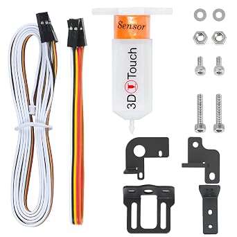 Upgraded 3D Touch V3.2 BL-Touch Replacement incl. 4 Brackets Compatible with Ender-3/3S/3Pro, Ender-5/5S/5Pro,CR-10 and Geeetech 3D Printers Auto Bed Leveling Sensor Kit, +/- 0.005mm Accuracy