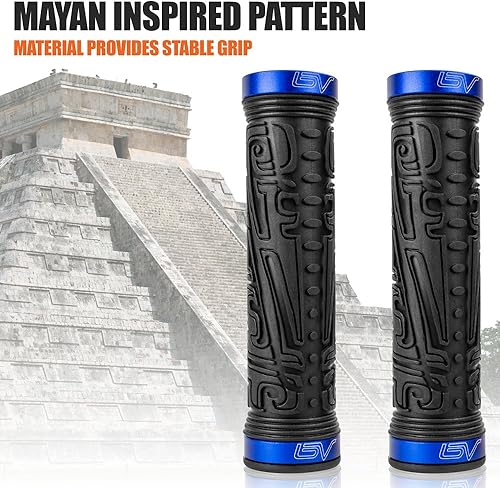 Miniatura 3 de BV mango para manubrio de bicicleta, con seguro doble para MTB, BMX, montaña, pendientes y bicicleta plegable