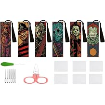 DYAIANGMU 6 Pcs Cross Stitch Bookmark Kit for Adults Beginner 2.3x7.8 inch