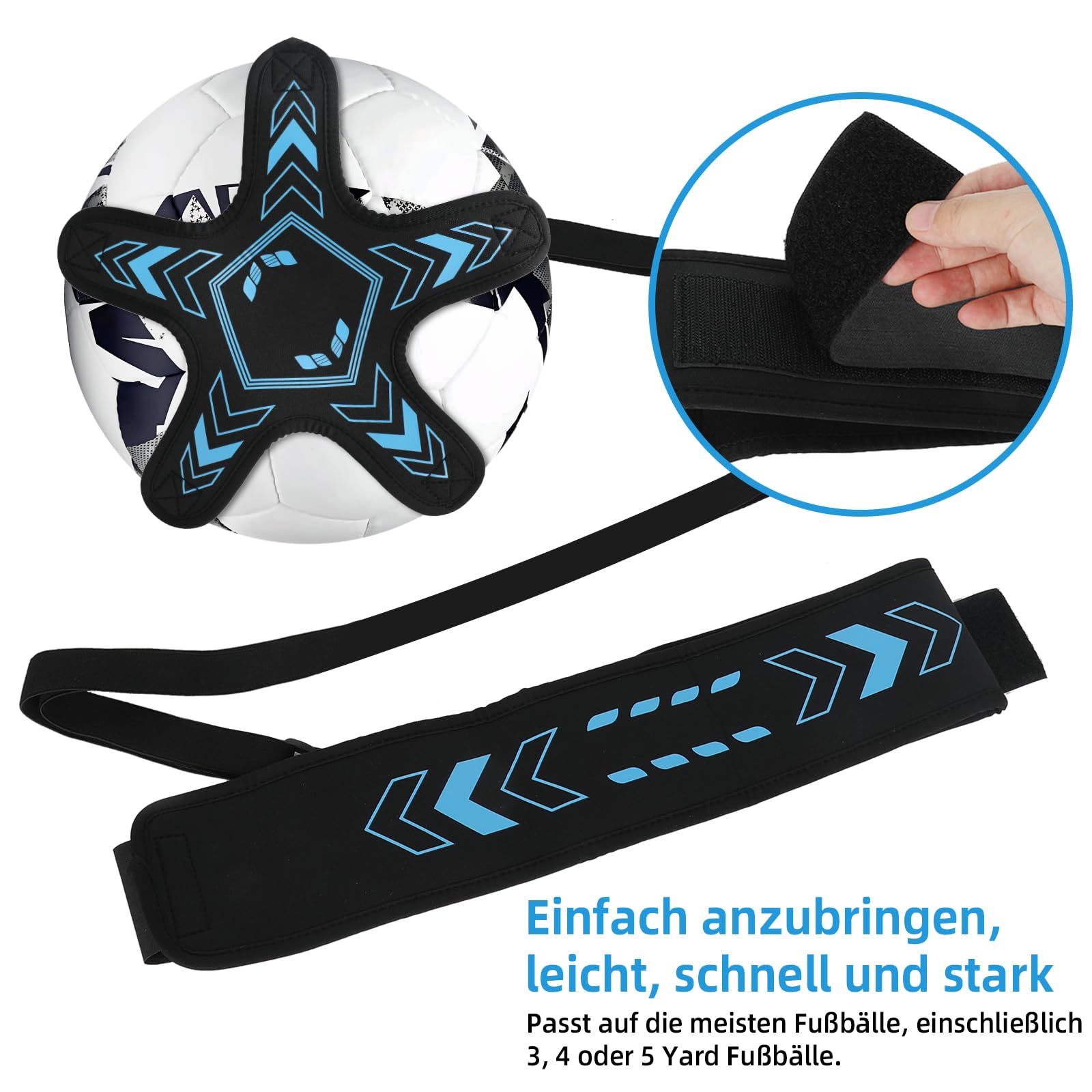 Fußballtrainer mit Kordel - Fussball Geschenke Jungen Trainingsgerät für Fußballer Fußballtrainingszubehör für Vereinsspieler Fußballtrainingsgürtel Geschenkidee