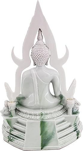 Miniatura 4 de BUDDHO Chinnaraj Estatua de Buda de 12 pulgadas de alto. Estatua de Buda tailandés para decoración del hogar, escultura de Buda pequeño regalo de