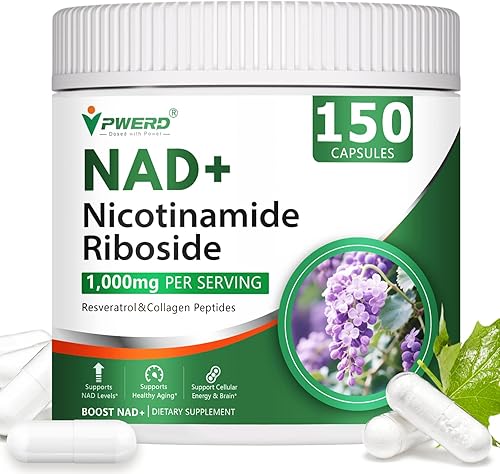 150Cápsulas NAD Trans Resveratrol 1000mg Plus Suplemento Nutricional Puro Orgánico para Mujeres, Suplemento Nmn 1000MG NAD NAD NAD Ribosida Ribosida