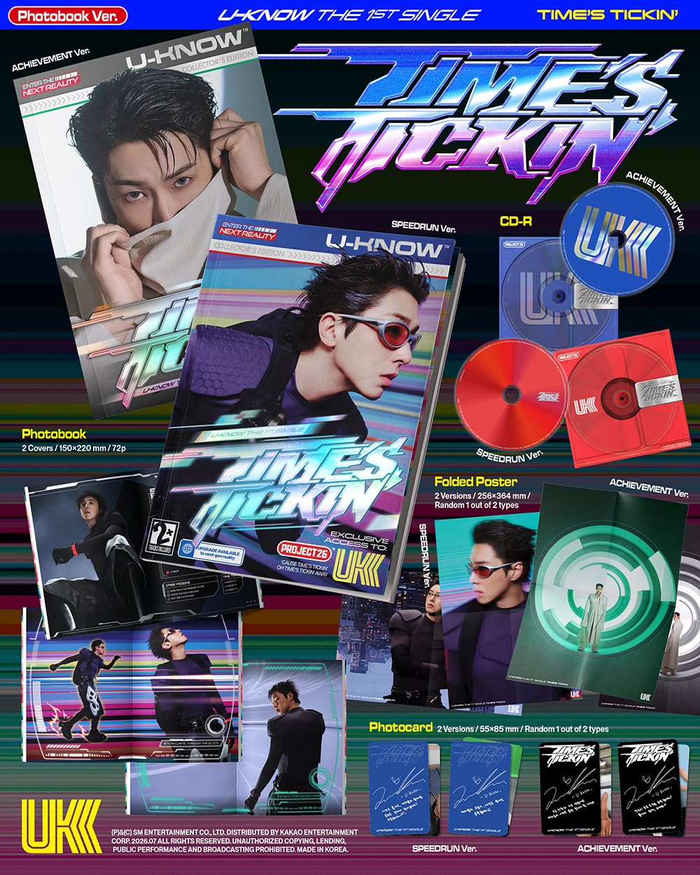 Amazon.co.jp: U-KNOW (ユンホ of TVXQ) - 1st Single [ Time's Tickin