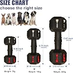 Dog Chew Toys for Aggressive Chewers,Food Grade Non-Toxic Dental Pet Toy,Tough Durable Indestructible Dog Toys for Medium Large Dogs.Black.