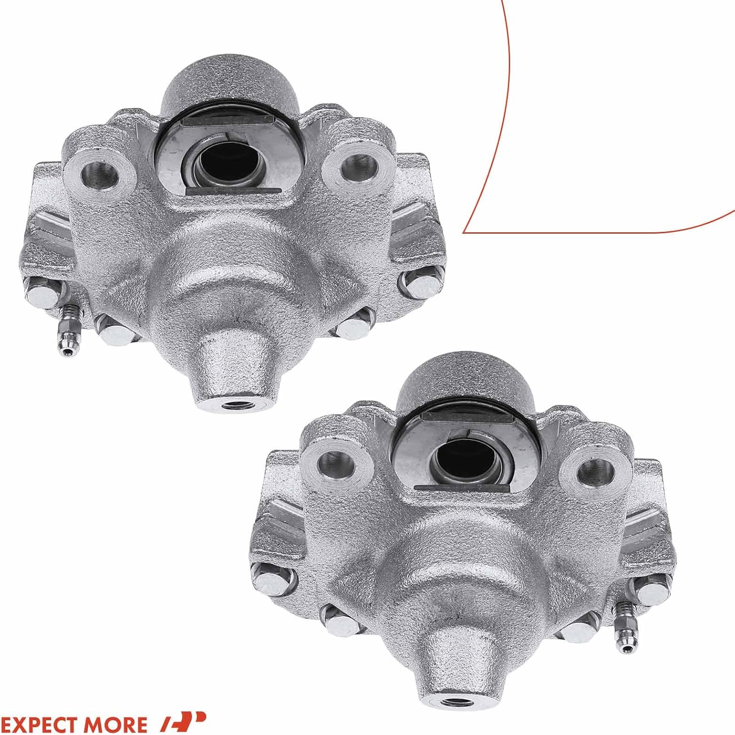 A-Premium Disc Brake Caliper Assembly Compatible with Select Mercedes-Benz Models - 300CE, 300E, 300SL, 300TD, 300TE, 500SL, C230, C280, E300, E320, SL320, SL500 - Rear Driver and Passenger Side