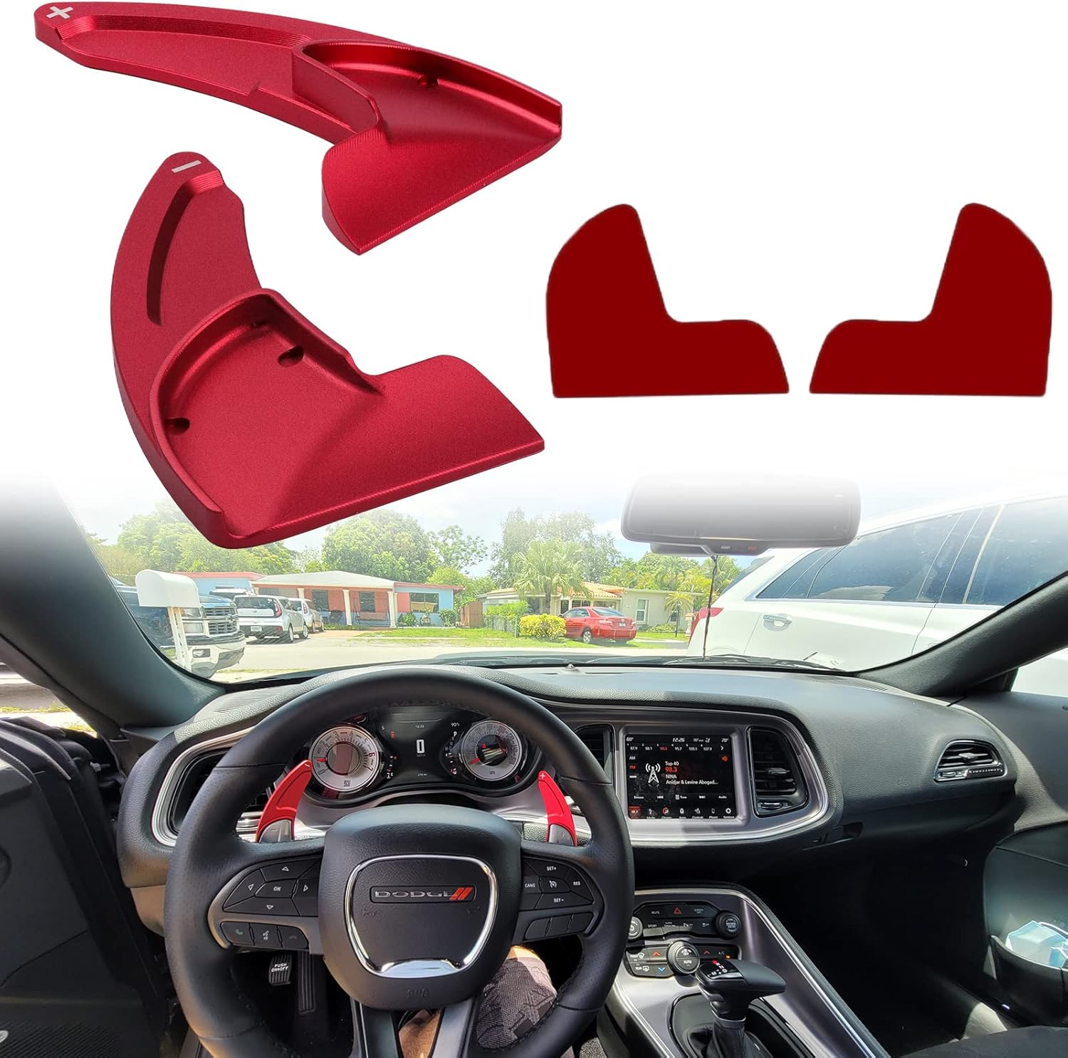 Dodge Charger Accessories Shift Paddles Cover Extension Steering Wheel Shifter Extended Trim