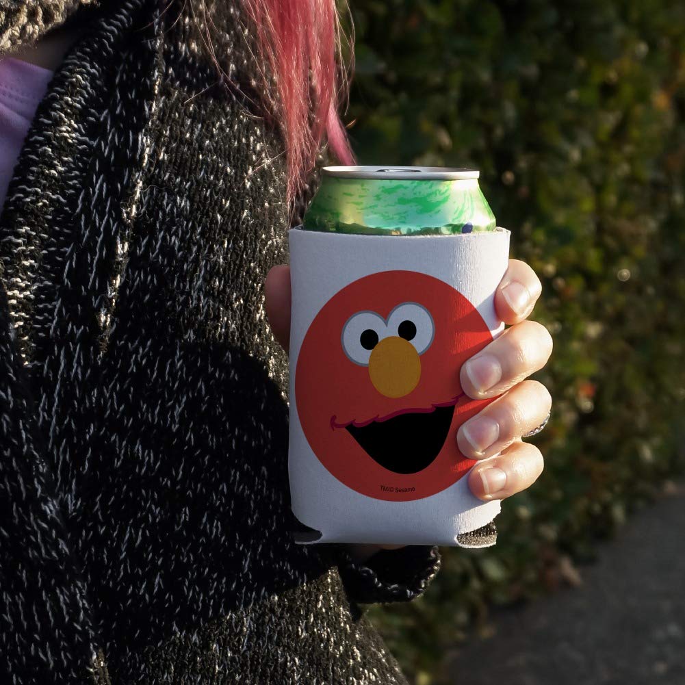Amazon.com: Sesame Street Elmo Face Can Cooler - Drink Sleeve