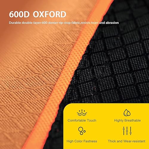 Miniatura 5 de FAIR WIND Silla de camping totalmente acolchada de gran tamaño, sofá de dos plazas, sofá de campamento, silla doble duo, silla plegable de cuatro