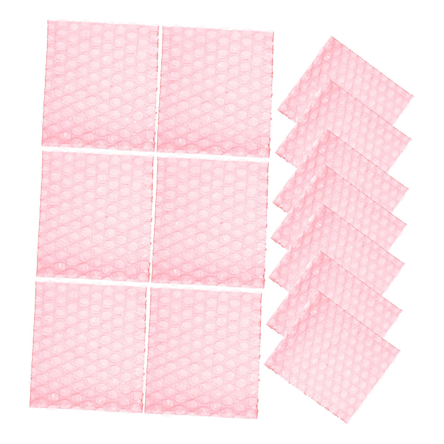 VILLFUL 100pcs Anti-static Bubble Bag Packaging Protective Bubble Pouch Packing Bubble Pouch Clear Mailers Shipping Bubble Pouch for Small Business Bubble Pouch for Storage Red Pe