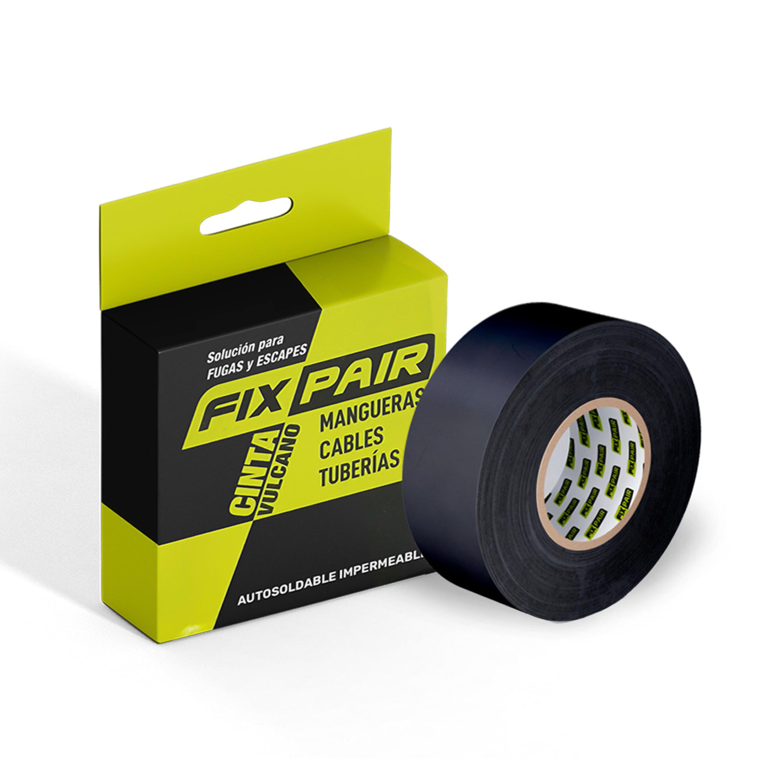 Cinta aislante autovulcanizante, autosoldable vulcanizable e impermeable. Reparación y sellado de fugas tuberias. Impermeabiliza y aisla contactos electricos. Waterproof Repair Tape