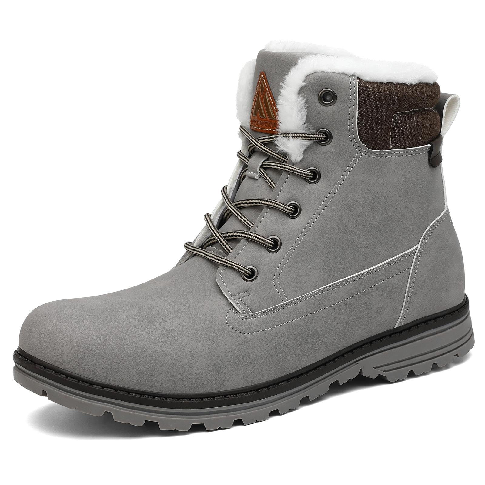 Mishansha Uomo Stivali da Neve Eleganti Scarpe da Inverno Outdoor Stivaletti da Trekking, 39-46 EU