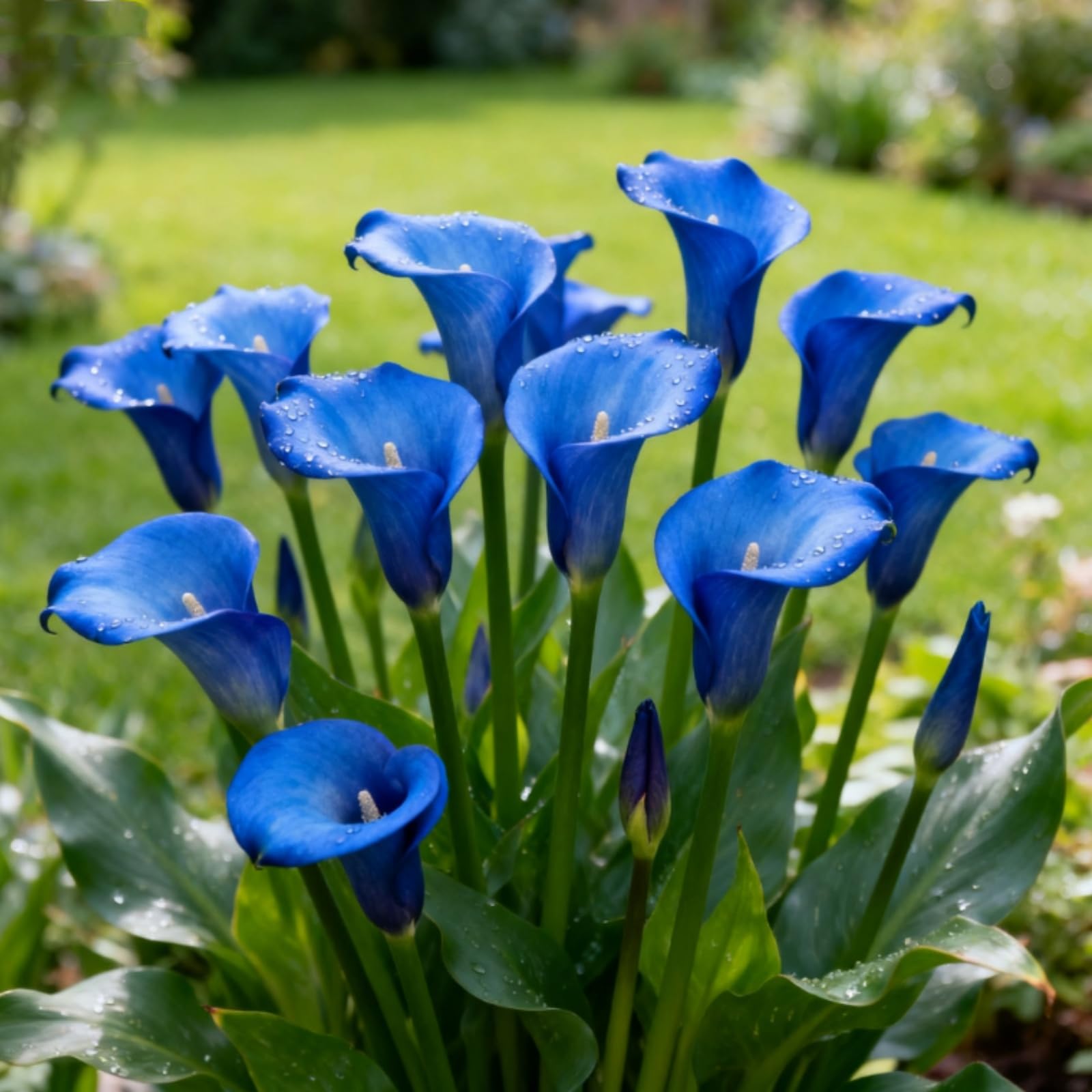 Perennial Calla Lily Bulbs, Easy to Maintain ＆ Easily Pollinated - Grow in Beds, Borders ＆ Patio Pots, Excellent Display-2 Bulbs-I