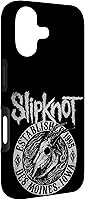 Vista 3 de Funda negra oficial de Slipknot Goat Flames para iPhone 17
