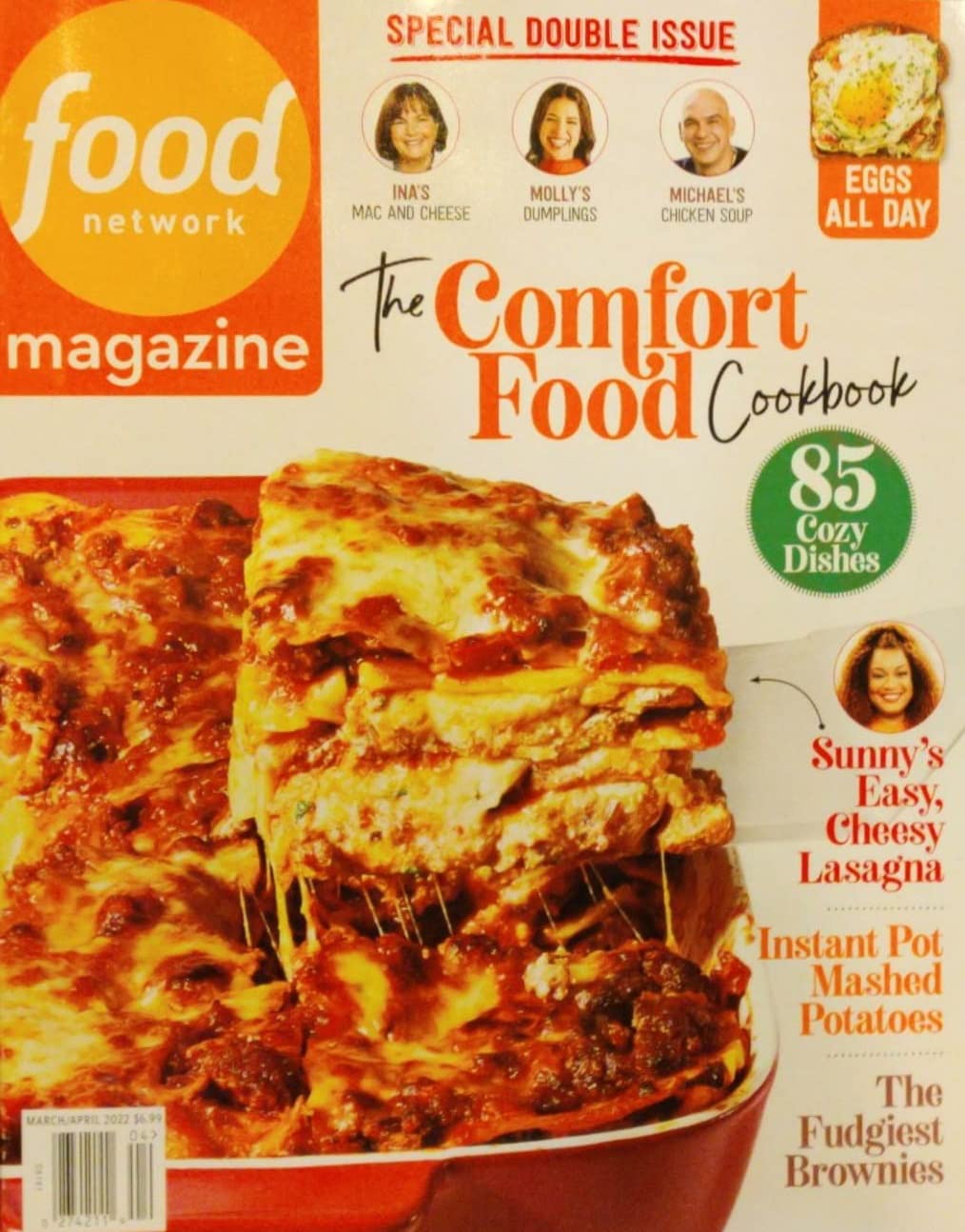 Food Network the comfort food - $ 6.99 - qty - 15- March/April 2022
