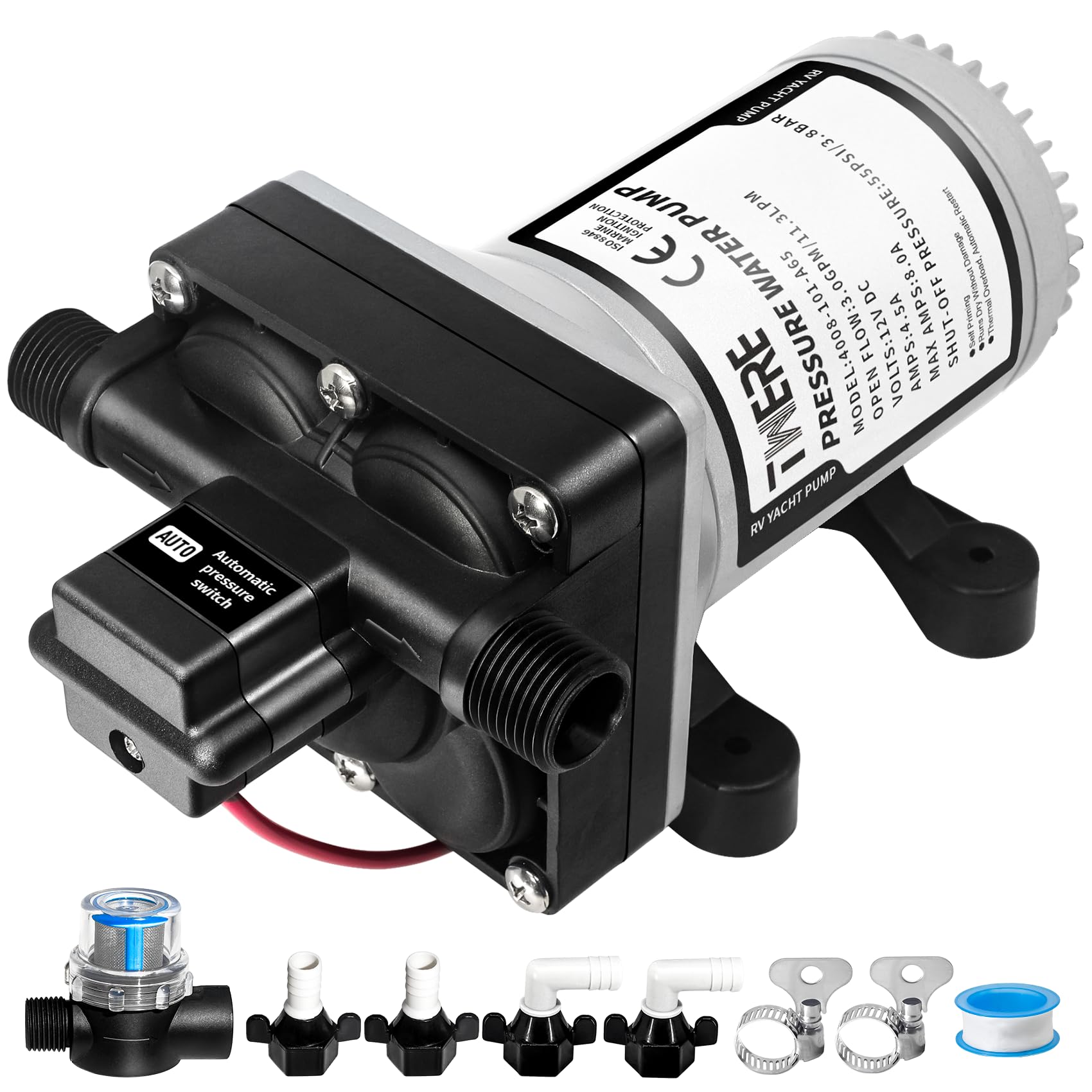 Paloma PR-5DV 温水供給器 Amazon.com: 4008-101-A65/E65 RV Water Pump with Strainer,12V 55