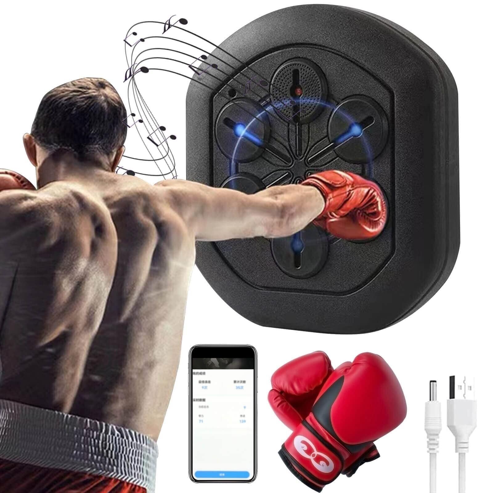 Coordination œil-main et réaction avec machine de boxe musicale murale