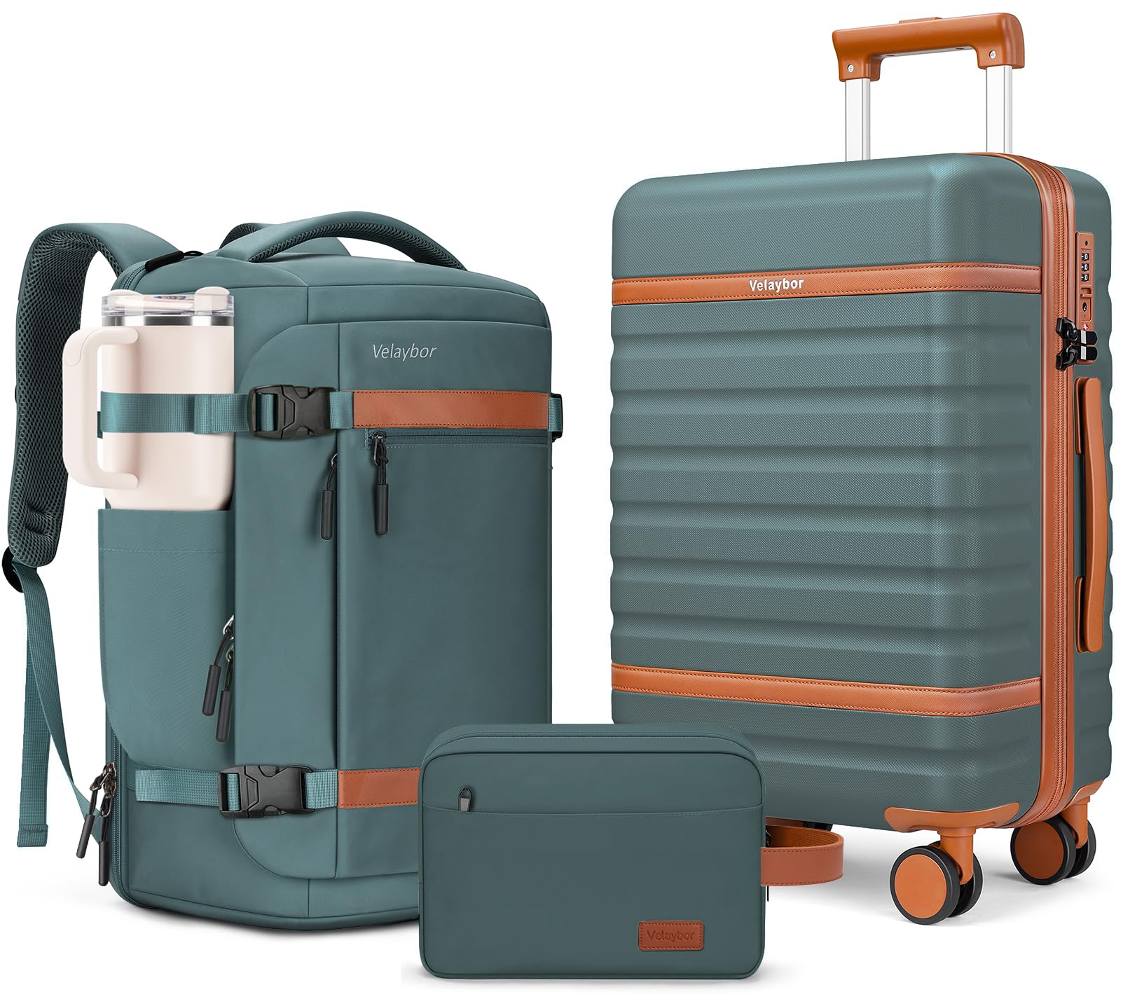 Velaybor 3 Piece Set with Backpack
