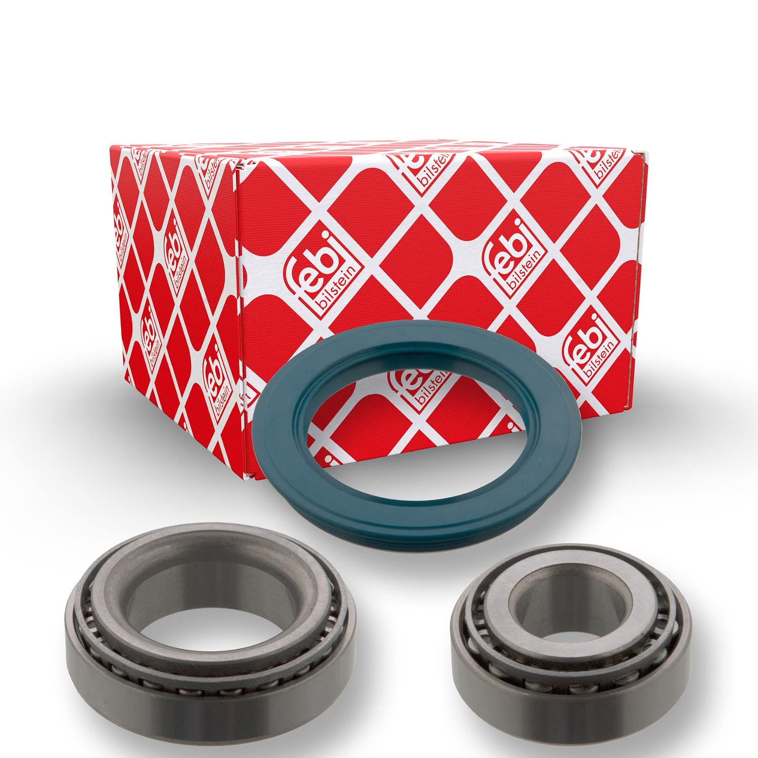Wheel Bearing Kit fits AUDI COUPE B2 Rear 80 to 88 191598625 191598625S1 Febi