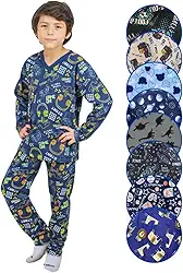 Pijama Infantil Menino Moletinho Flanelado Felpudo Manga Longa Estampado Frio Inverno de 1 a 14 anos