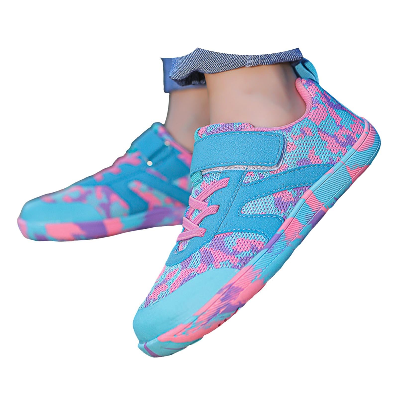 Générique Enfant Barefoot Chaussures de Garçons Filles Minimalistes de Trail Basket Légères Antidérapantes Respirantes Zero Drop