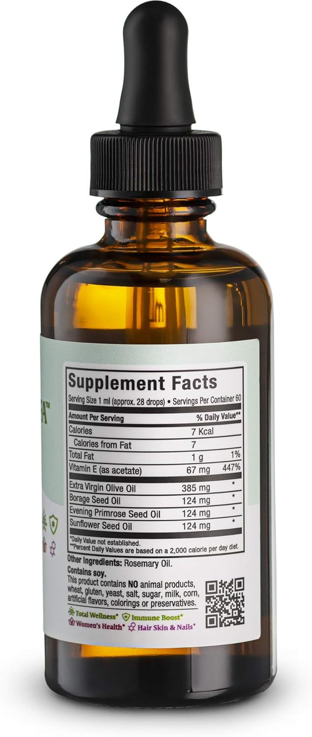 Maxi-Health Premium EFA - Essential Fatty Acids - Alcohol Free - 2 Fluid Ounce Bottle - Kosher