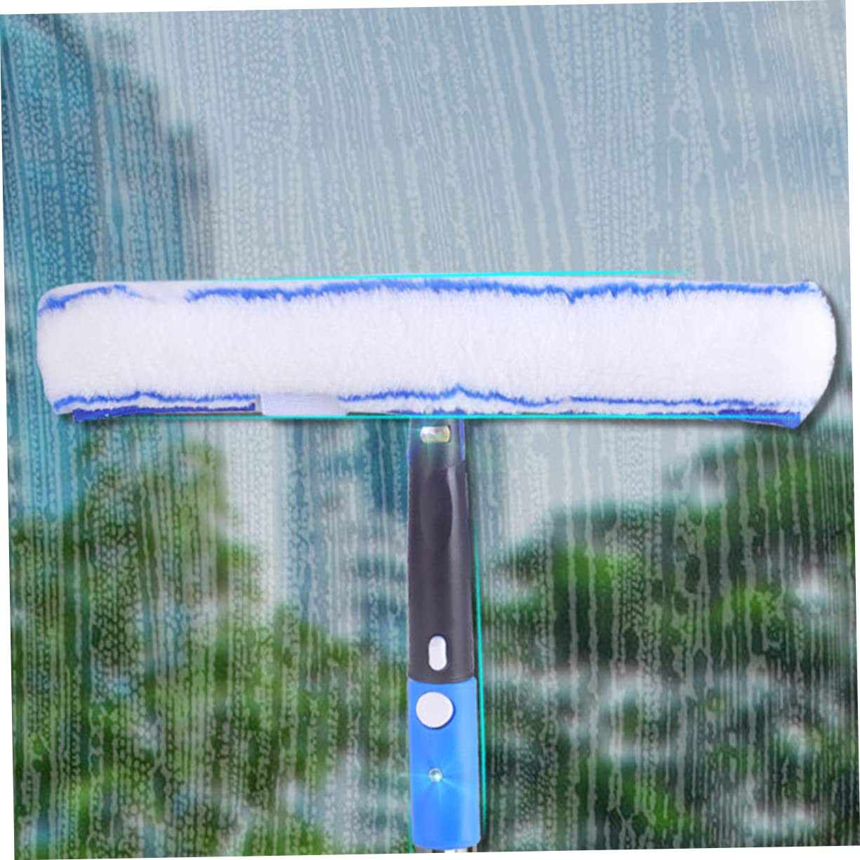 1Juego Limpiador Microfibra Extensible para Ducha y Automóvil para Baños y Superficies de Azulejos Herramienta Práctica Poste