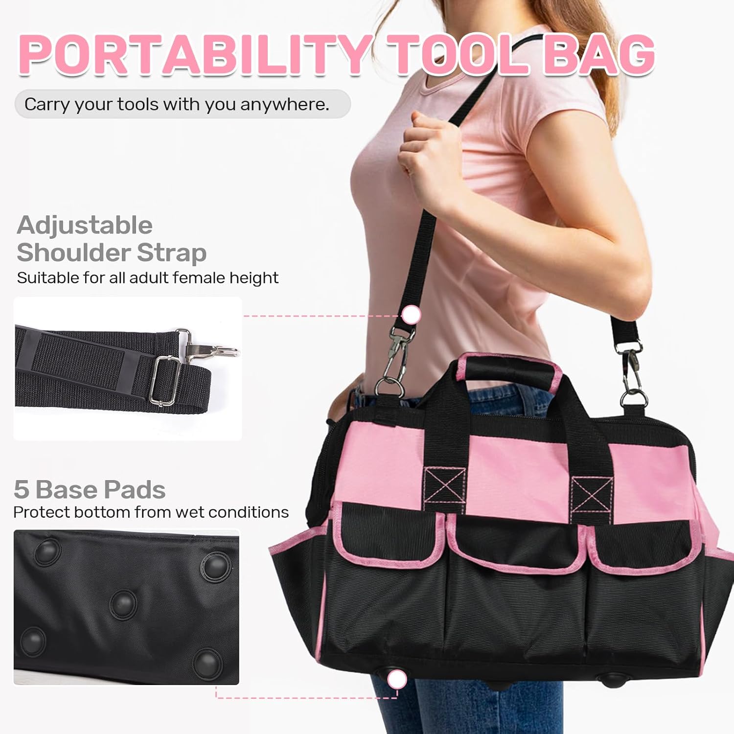 Tool Kit,220 Pcs Tool Kits for Home with Tool Storage Bag, Tools Set for Beginner,Includes Spanner, Hammer, DIY Tools Kits for Garden/Office/House Repair 5 71SqJr9rSZL. AC SL1500