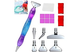 16pcs Silver Metal Diamond Art Pen Kits