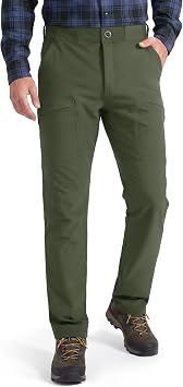 FREE SOLDIER Mens Warm Insulated Fleece Lined Pants