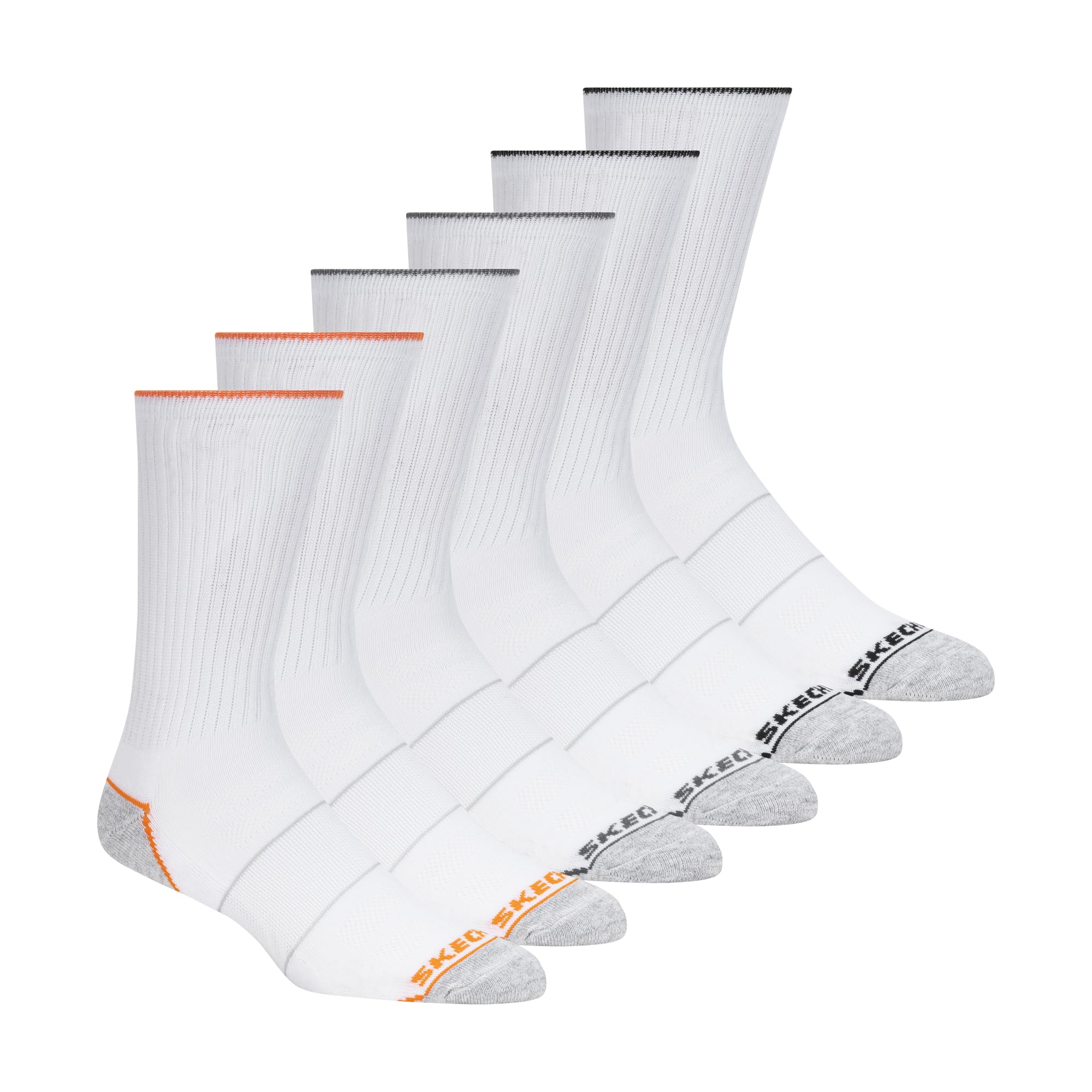 Skechers skarpety Mężczyźni 6 Pack Work Crew Socks