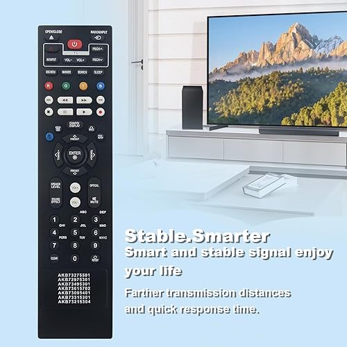 Miniatura 3 de AKB73615702 Reemplazo remoto para LG Network 3D Blu-ray Disc DVD Player BP620 BP620C BH7220B BH7420P BH7520T BP620N BP520 AKB73275501 AKB72975301