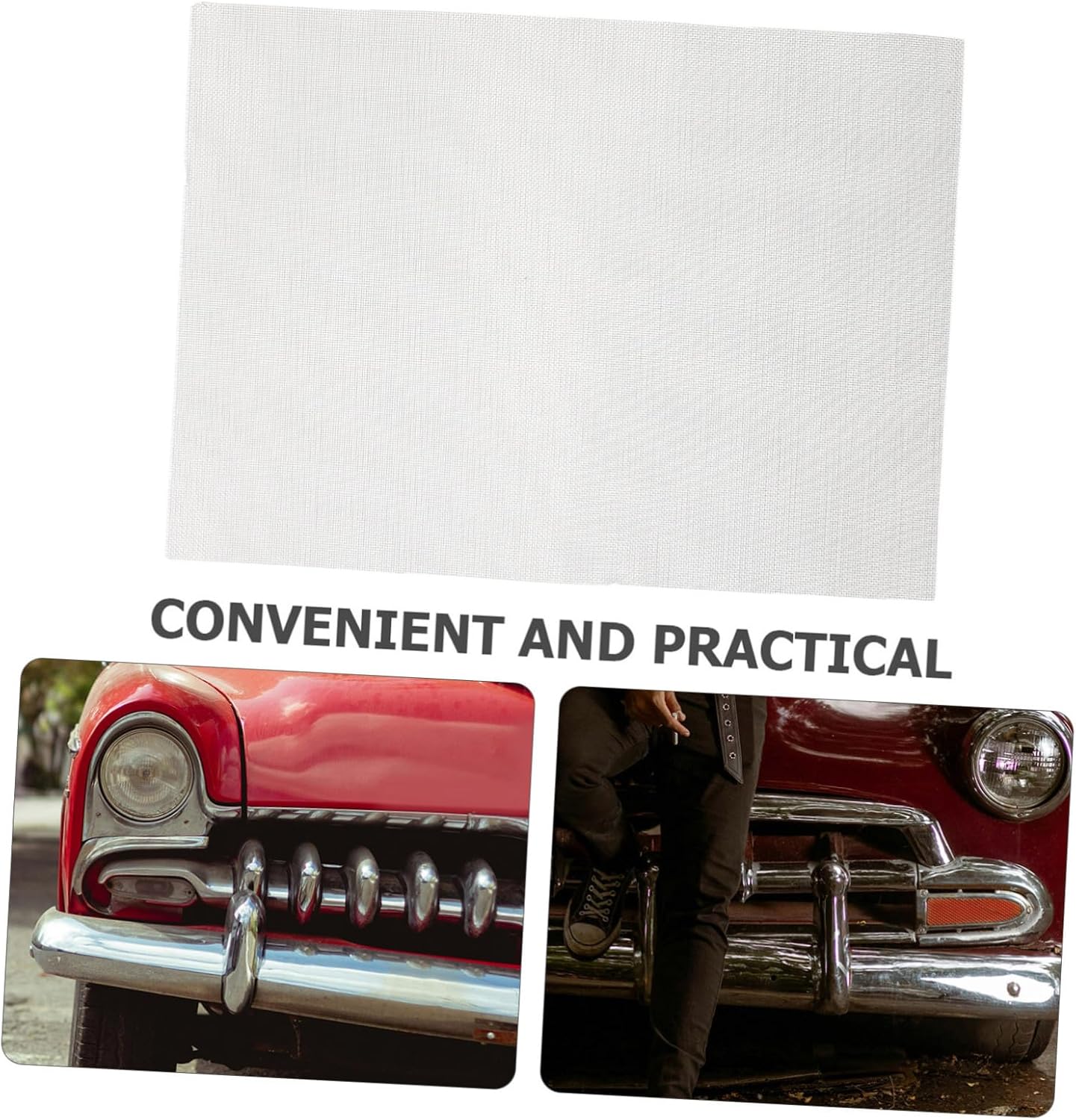 3pcs Plastic Welding Mesh Screen Fine Mesh Stainless Steel Wire Screen for Bumper Repair