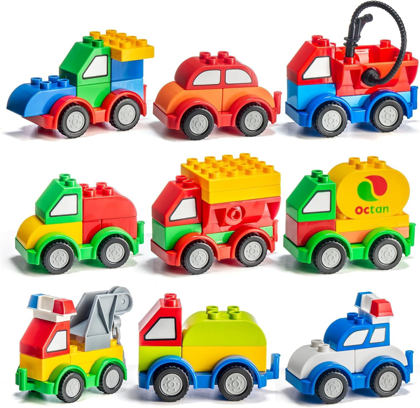 PREXTEX Building Toys for Toddlers - 60-Piece Building Blocks for Toddlers to...