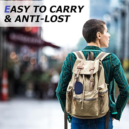 Miniatura 7 de Funda compatible con Sony WF-1000XM5, funda protectora de silicona para auriculares inalámbricos Sony XM5, LED frontal visible (azul medianoche)