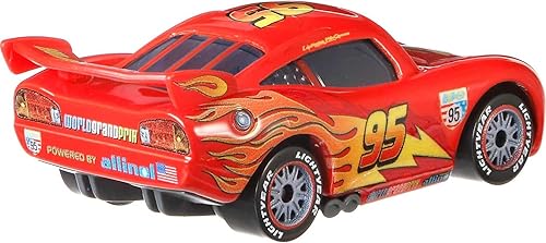 Miniatura 5 de Disney Pixar Cars Rayo McQueen con ruedas de carreras