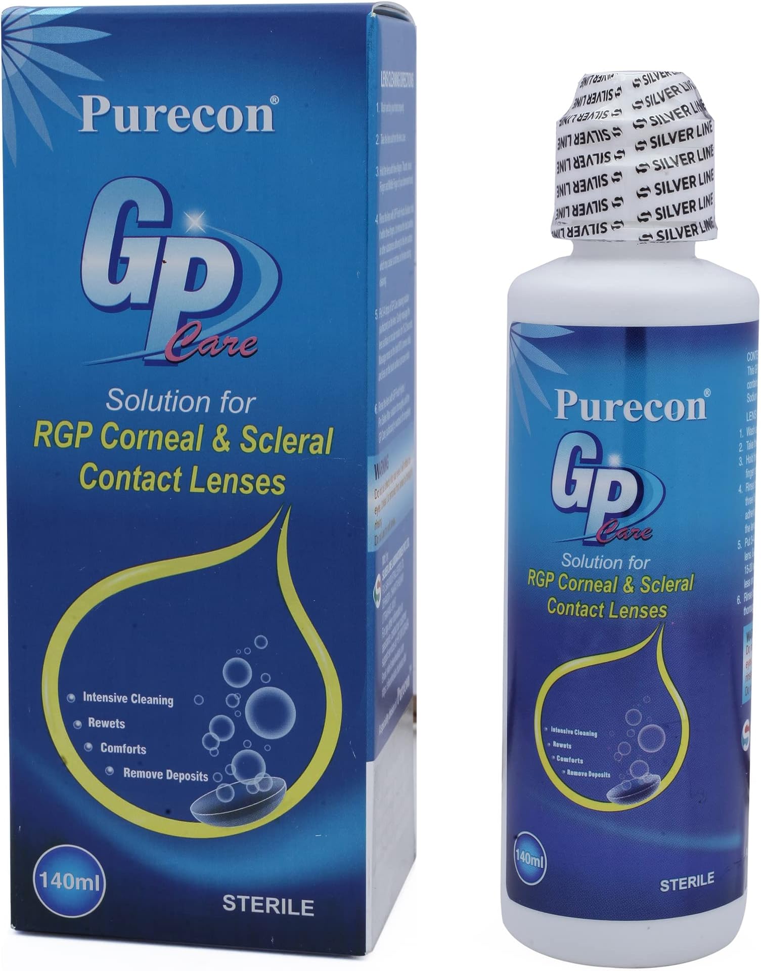 Gas Permeable Lenses Care Solution for Hard & RGP Contact Lenses (140 ml)