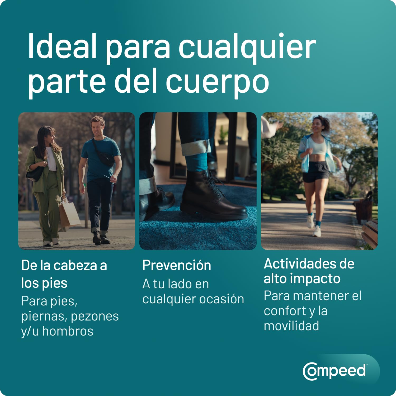 COMPEED Stick Anti-fricción, Tratamiento de Pies Fricción y Ampollas, Barra 8 ml