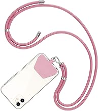 COCASES Crossbody Phone Lanyard Strap with Patch, Adjustable Nylon Neck Strap Necklace Phone Compatible with Most Smartphones
