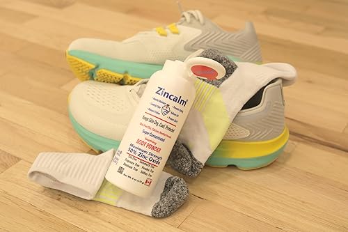 Miniatura 3 de Polvo corporal Zincalm Potente 50% ZINC Sin maicenaTalco Absorbe la Humedad Antirozaduras, Antifricción y Alivio de la Picazón. Mantiene la piel