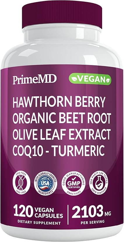 26-in-1 Heart Health & Blood Pressure Support Supplement - Nitric