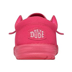 Amazon.com | HEYDUDE Wally Toddler Funk Mono - Electric Pink